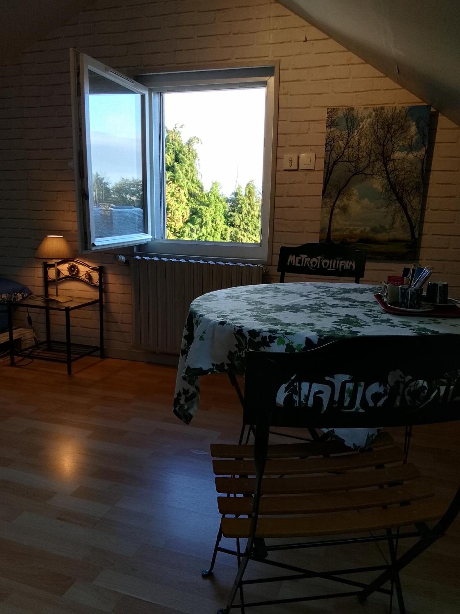 Ferienwohnung La Tourterelle La Rivière-Saint-Sauveur Exterior foto